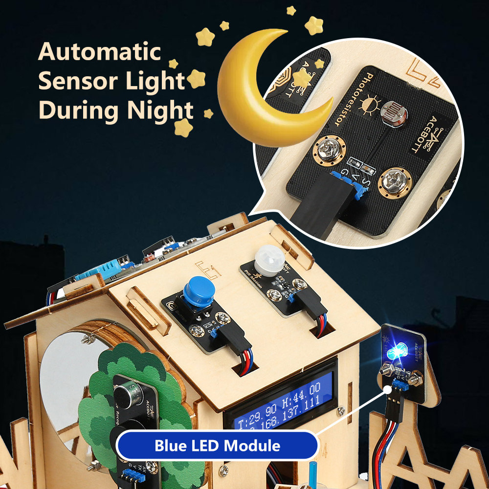 ACEBOTT Smart Home STEM STEAM  - Home Automation With Arduino 评论和价格