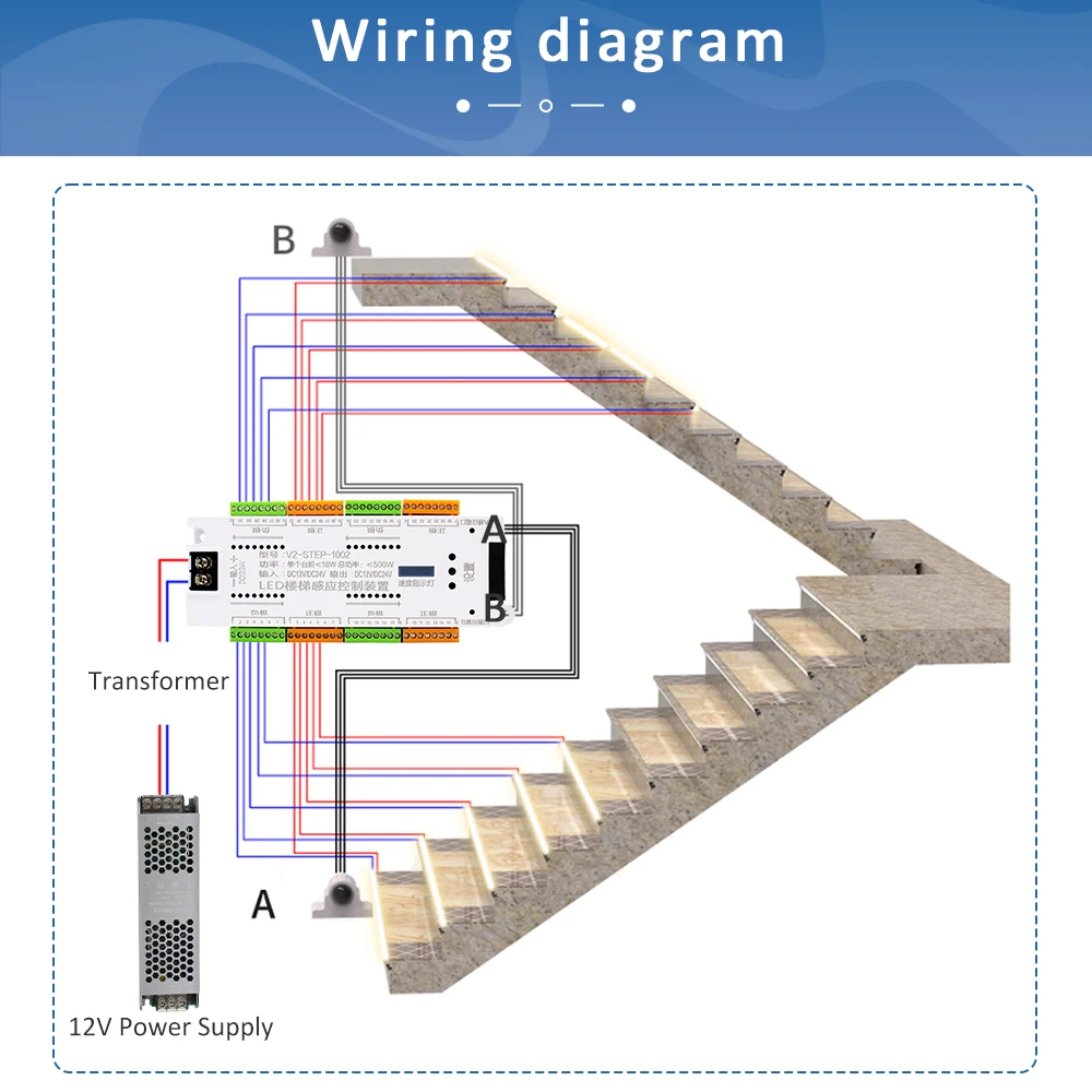 12V LED Stair PIR Motion Senso - Motion Sensor Pir Wired 评论和价格