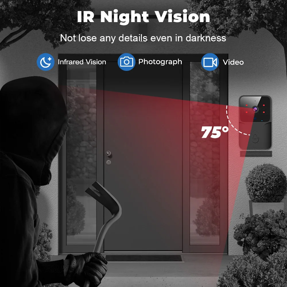 2026 WiFi Video Doorbell 1080P - Smart Doorbell Wired 评论和价格