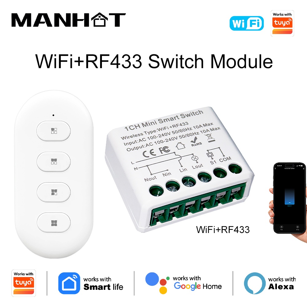For Tuya WIFI 10A Smart Light  - Smart Home Automation Diy 评论和价格
