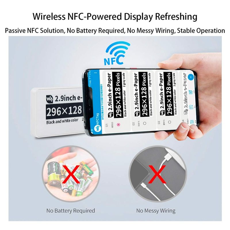 Waveshare 2.9 Inch Wireless -P - Display Epaper 2.9 评论和价格