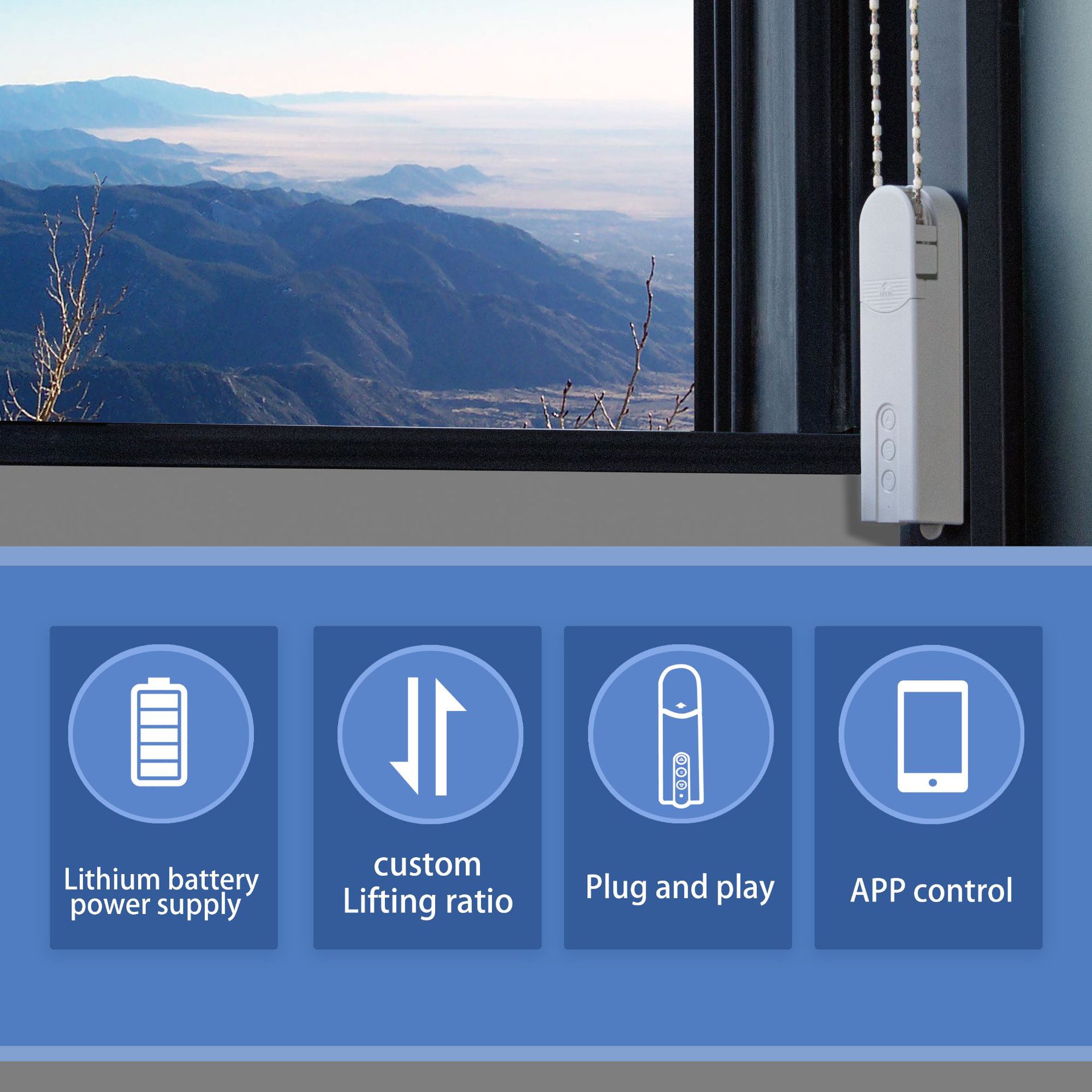WiFi Electric Blind Roller Mot - Home Automation Technology 评论和价格