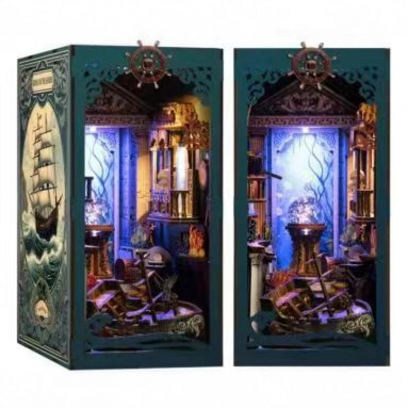 3D Wooden DIY Bookend Puzzle H - Smart Home Automation Diy 评论和价格
