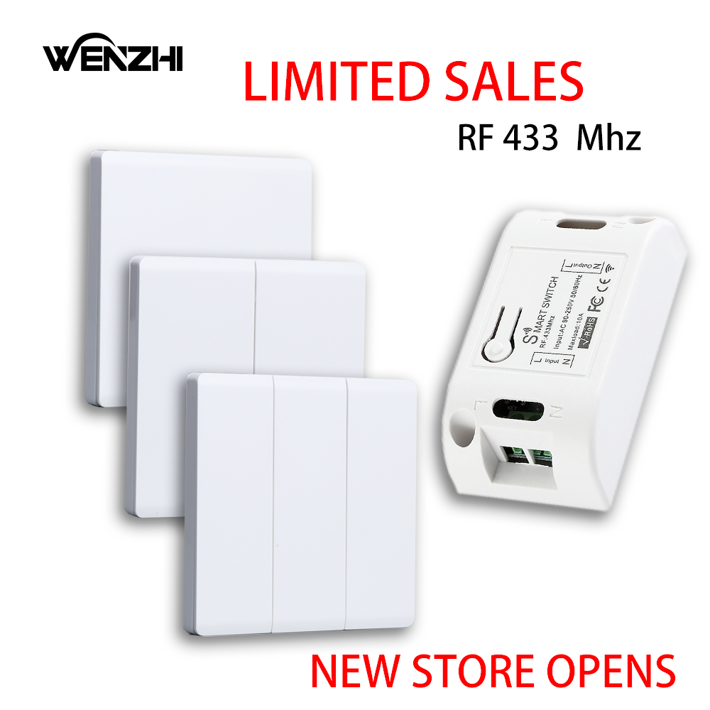 DIY RF 433Mhz Wireless Switch  - Home Automation Panel Diy 评论和价格