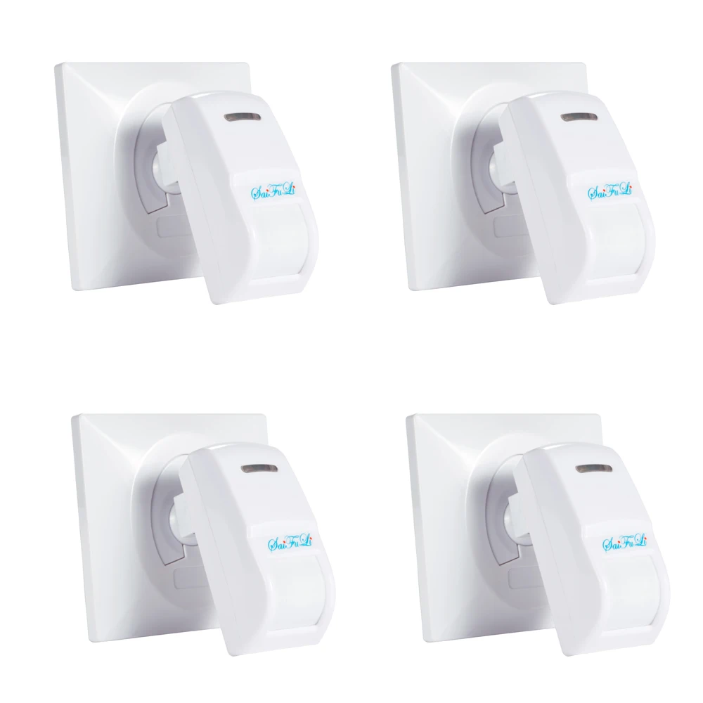 4Pcs Wire Curtain Infrared Det - Motion Sensor Pir Wired 评论和价格