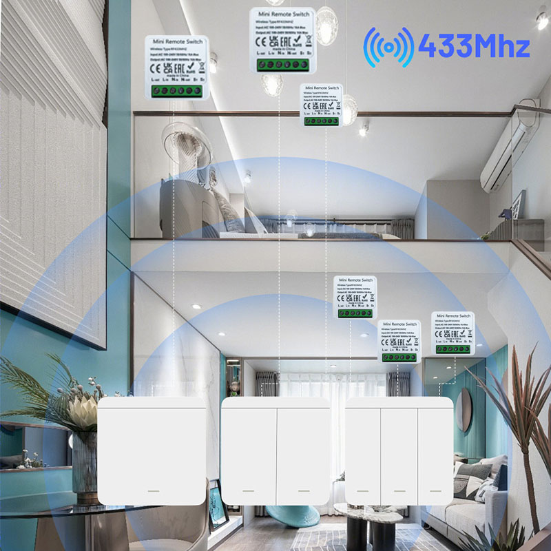 RF 433MHz Smart DIY Wireless S - Home Automation Panel Diy 评论和价格
