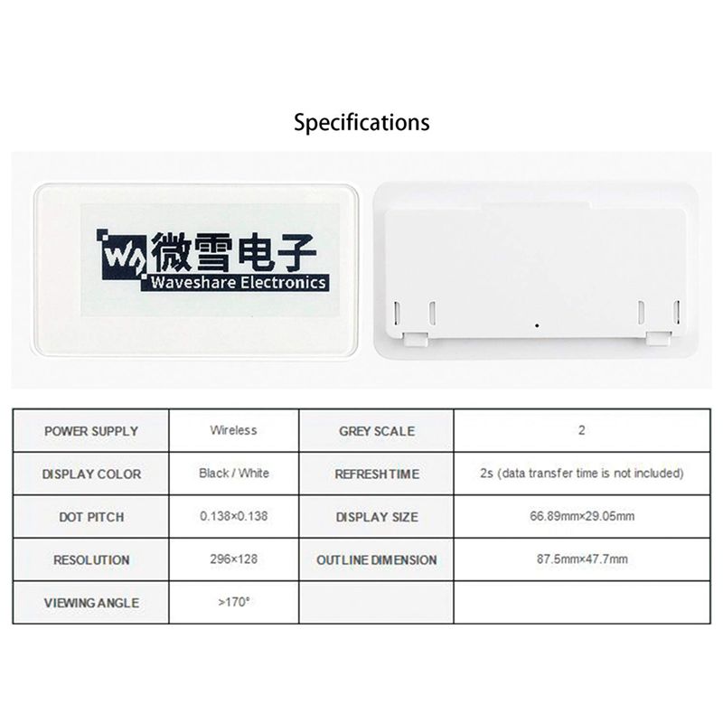 New  2.9 Inch Wireless NFC-Pow - Display Epaper 2.9 评论和价格