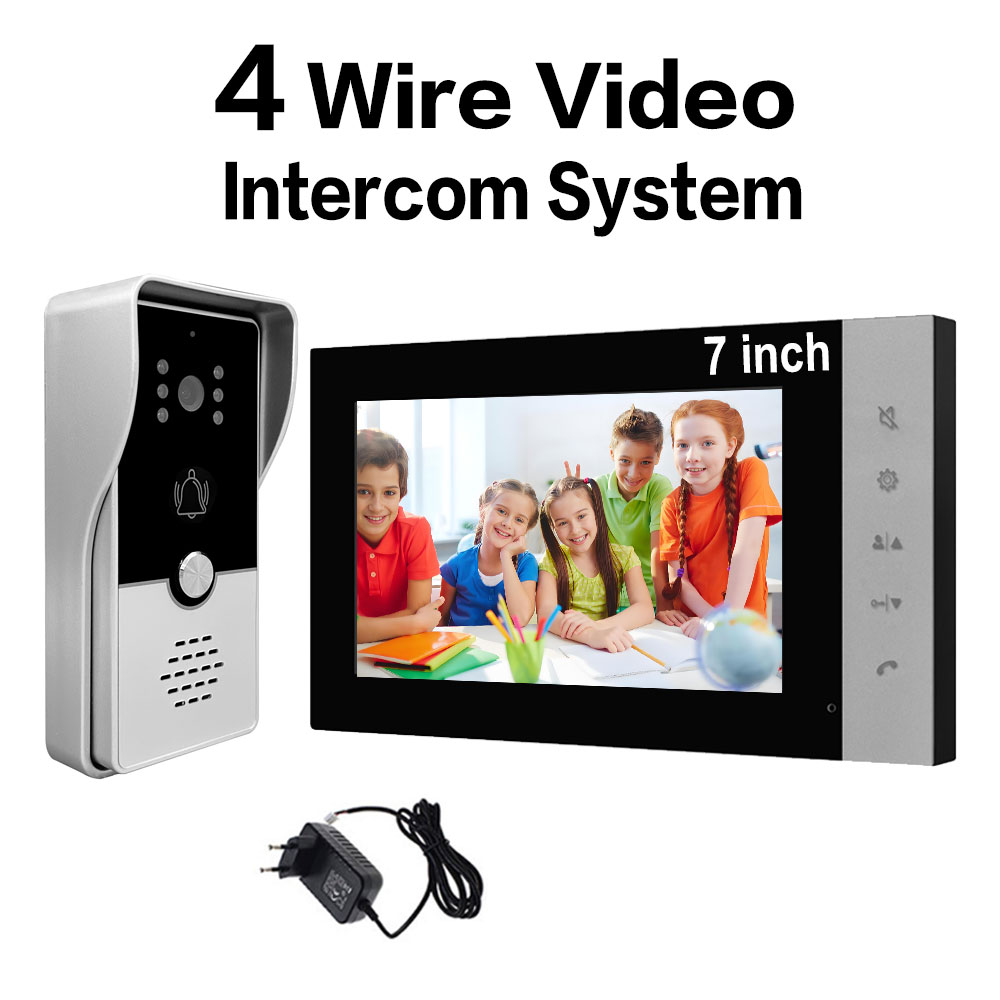 4 Wire 7 Inches Wired Video Do - Smart Doorbell Wired 评论和价格