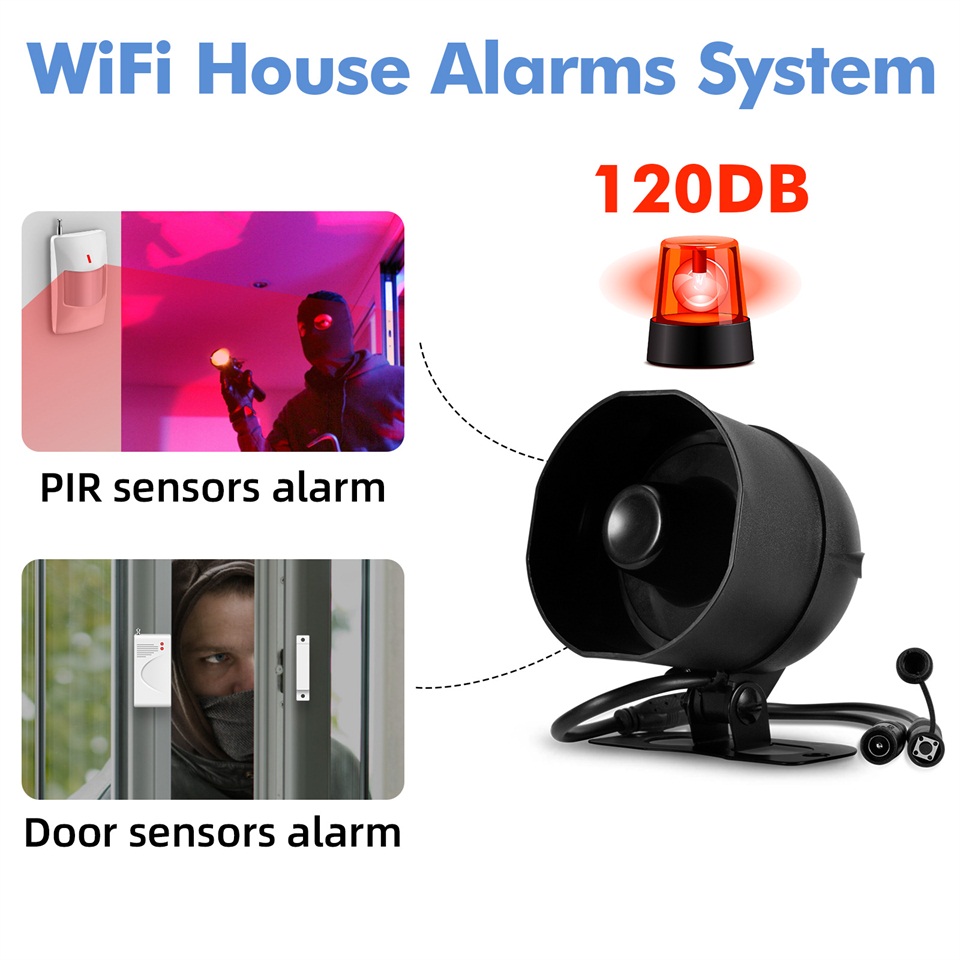 KERUI 120db Siren Alarm System - Smart Home Automation Diy 评论和价格
