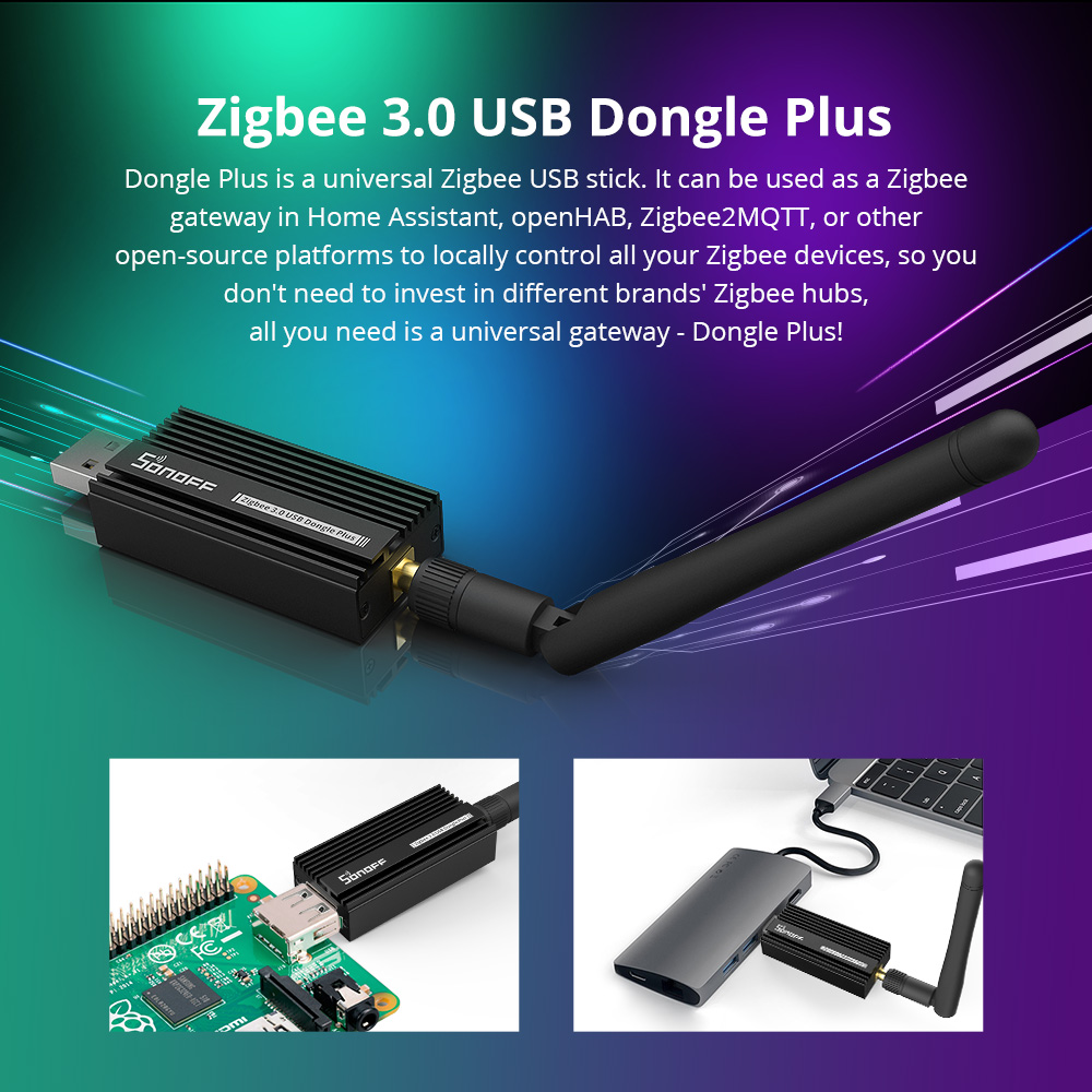 SONOFF Zigbee 3.0 USB Dongle P - Zigbee Coordinator Stick 评论和价格
