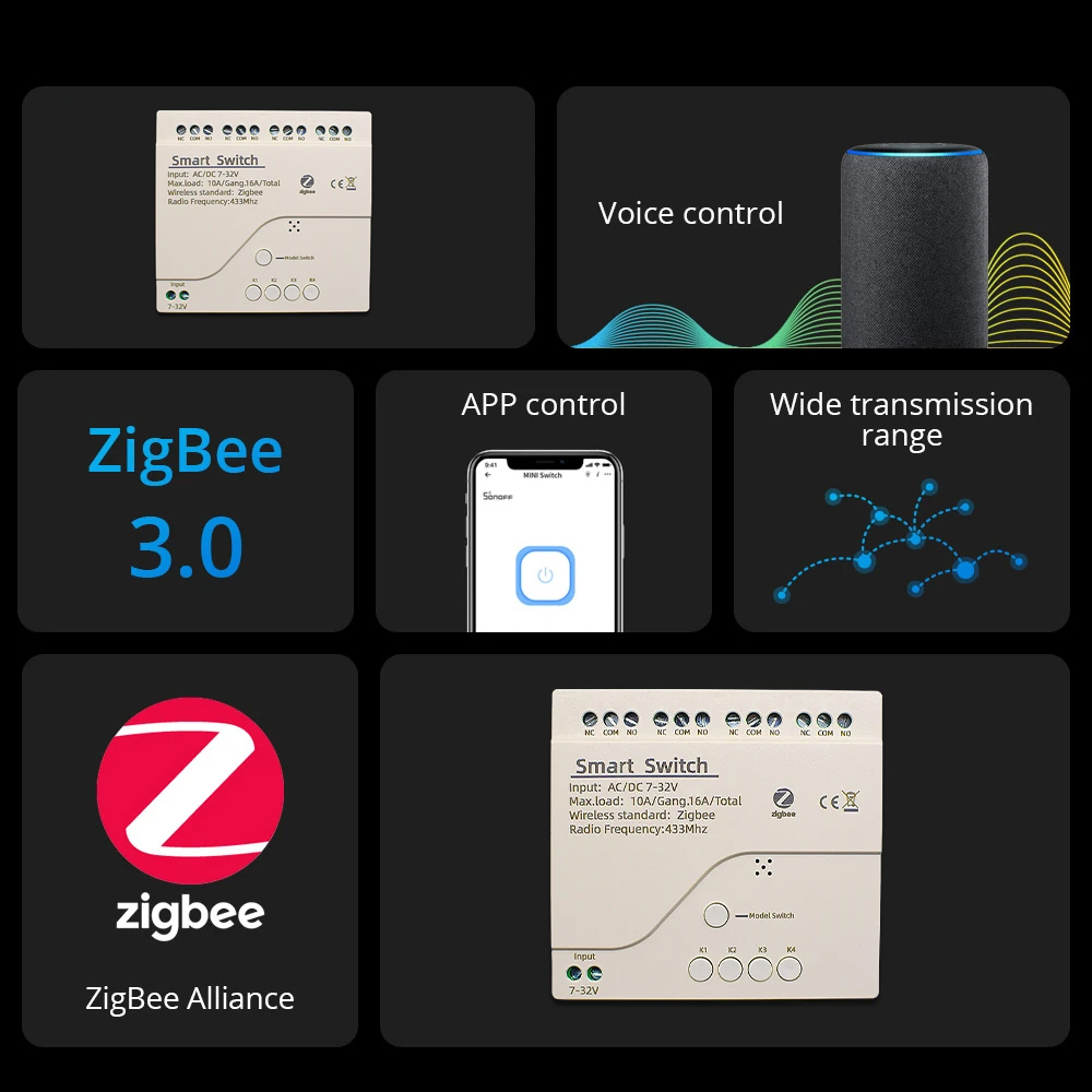 Zigbee Smart Switch Wifi Relay - Home Automation Technology 评论和价格