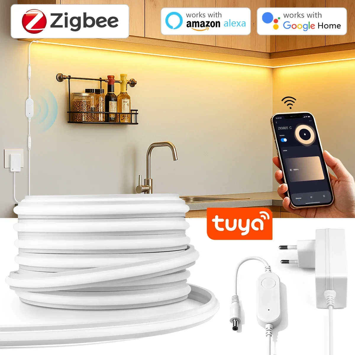 Zigbee 3.0 24V Neon LED Strip  - Zigbee Coordinator Stick 评论和价格