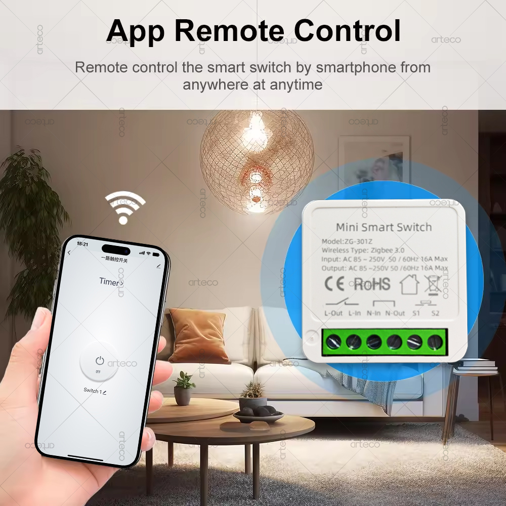 Mini Zigbee 3.0 Smart Switch M - Diy Home Automation Hub 评论和价格